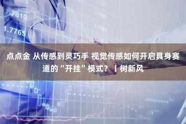 点点金 从传感到灵巧手 视觉传感如何开启具身赛道的“开挂”模式？丨树新风