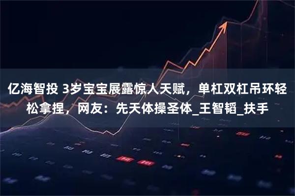 亿海智投 3岁宝宝展露惊人天赋，单杠双杠吊环轻松拿捏，网友：先天体操圣体_王智韬_扶手